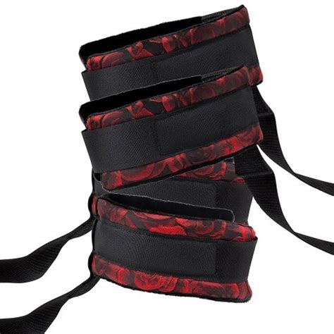 Secret Kisses Rosegasm Bed Restraint Kit With Blindfold Sex Toys At Adult Empire