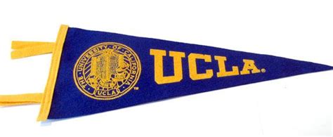 Vintage Collegiate Pacific Wool Felt Pennant Ucla University Etsy