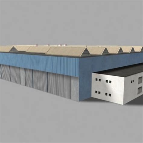 3d Model Airport Hangar