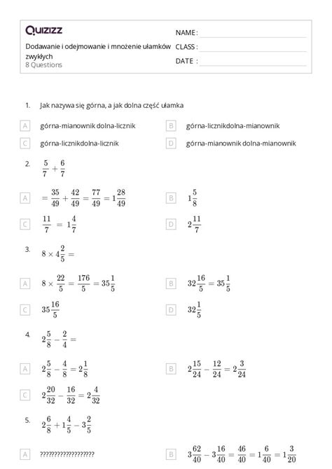 Ponad Dodawanie I Liczenie Dalej Arkuszy Roboczych Dla Klasa W