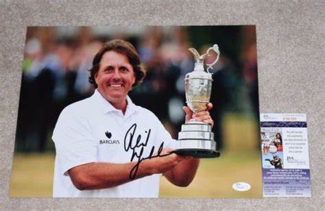 Phil Mickelson Golf Memorabilia And Signed Golf Collectibles