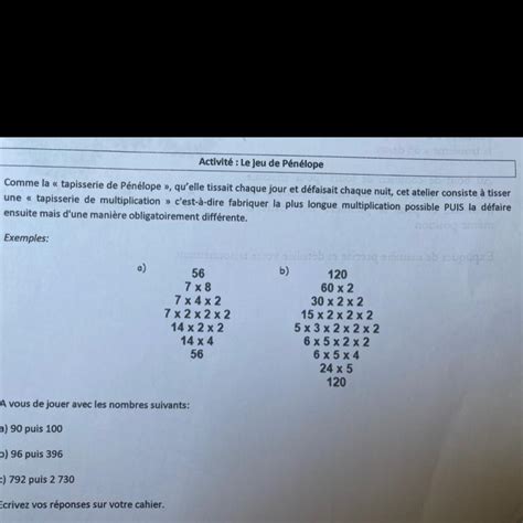 Bonjour Je Ne Comprends Pas Mon Exercice De Math Vous Pouvez M