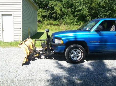 Sell Used 1998 Dodge Ram 1500 St Crew Cab Pickup W Snow Plow In Monroe