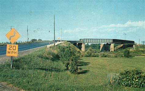 Vintage Postcard Forsythe Bridge Lake Erie Fruit Region Chautauqua New