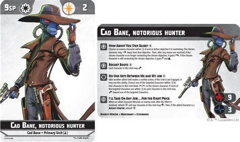 Databank Download Cad Bane Notorious Hunter Preview Atomicmassgames