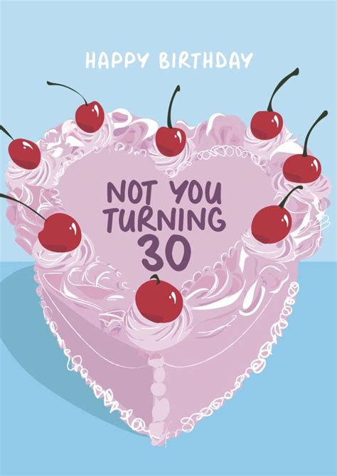 Funny Birthday Card 30th Not You Turning 30 Thortful