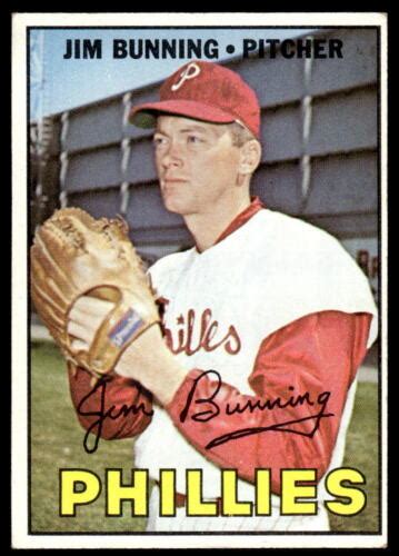 Topps Jim Bunning Ex Sp High Baseball Philadelphia Phillies