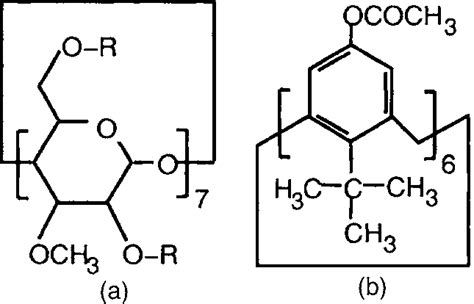 Chemical Structures Of The Porogen Molecules TCD Heptakis2 3