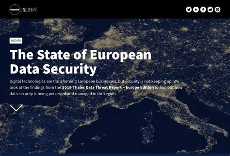 The State Of European Data Security Verdict Encrypt Issue 9