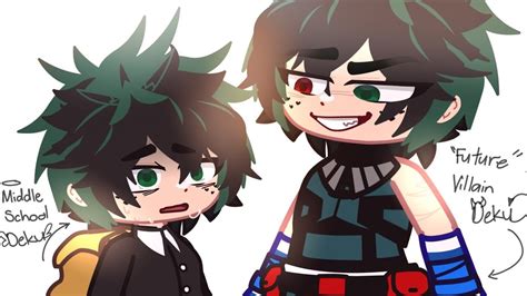 Middle School Deku Meets Villain Deku Deku Angst Youtube