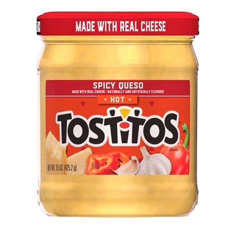 Tostitos Hot Spicy Queso Dip 15 Oz Frys Food Stores