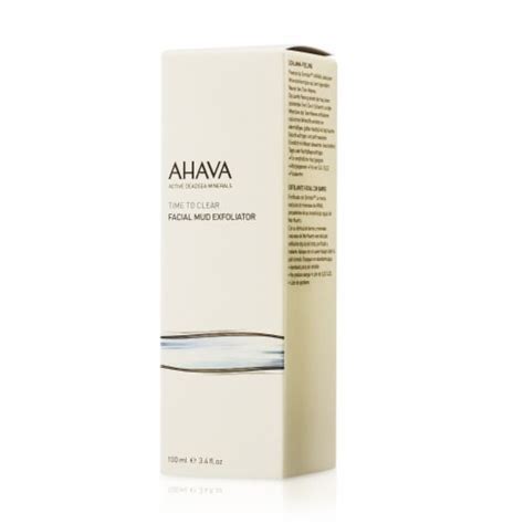 Ahava Time To Clear Facial Mud Exfoliator 100ml/3.4oz, 1 unit - King ...