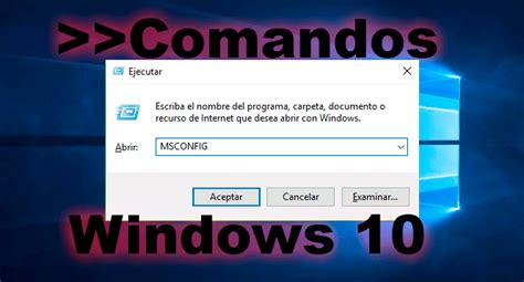 Todos Los Comandos Para Ejecutar En Windows 10