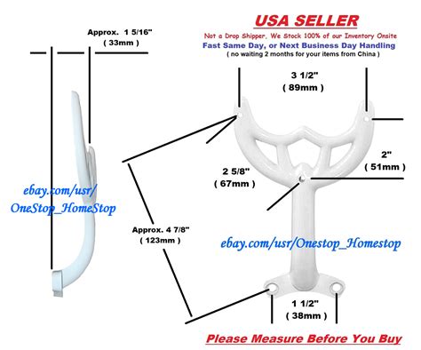 36 42 White Ceiling Fan Blade Arm Replacement Bracket Hunter And Hampton Bay Lighting Parts