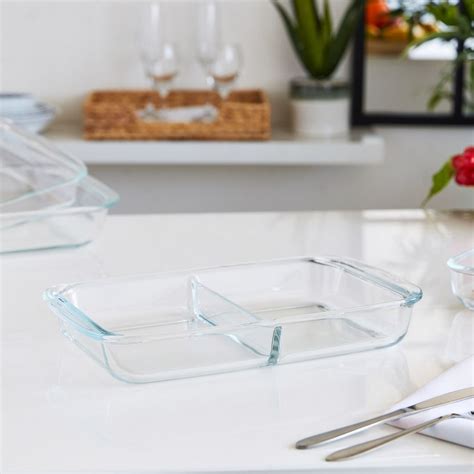 Buy Gracia Rectangular Glass Baking Dish 2 2 L Online In Uae Homebox