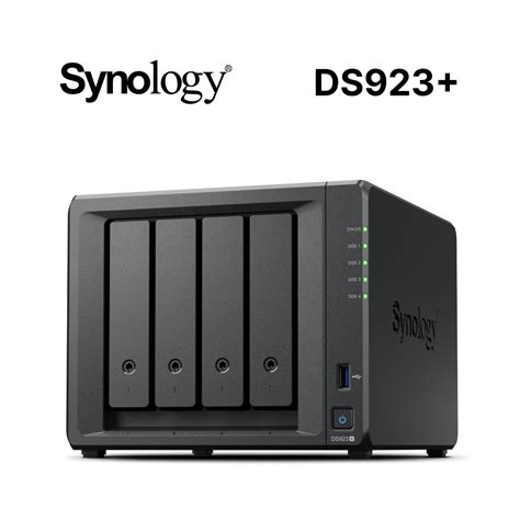 Synology 群暉 科技 DiskStation DS923 4Bay AMD 4GB NAS 網路儲存伺服器 PChome 24h購物