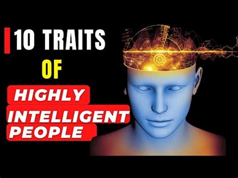 10 STRONG Traits Of Highly Intelligent People YouTube