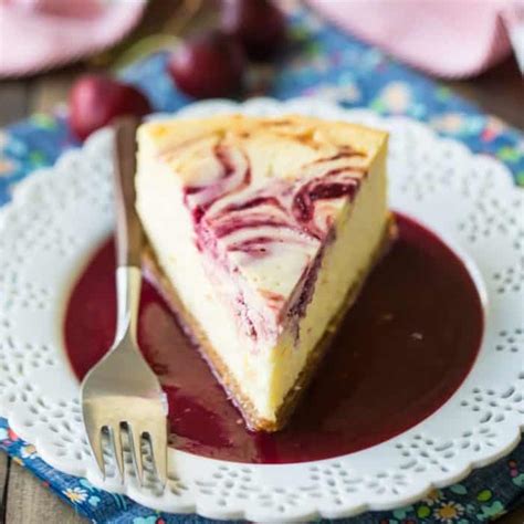 Cherry Cheesecake: so creamy! -Baking a Moment