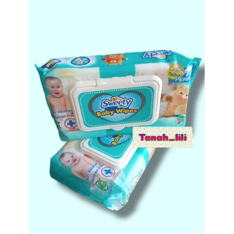 Jual Tisu Basah Sweety Baby Wipes Perfume 72 Sheets Shopee Indonesia