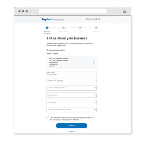 Paypal Working Capital Business Funding Paypal Uk