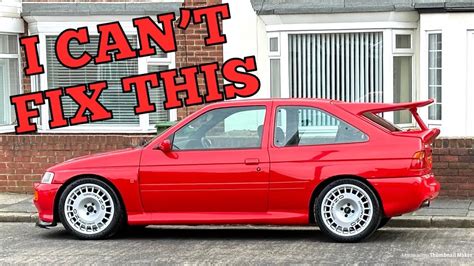 UNDERSIDE ESCORT COSWORTH RESTORATION BAD RUST YouTube