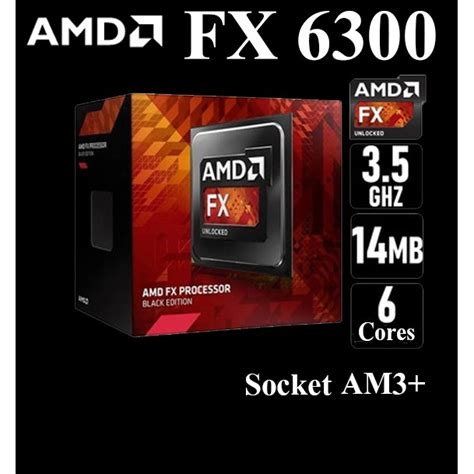 CPU AMD FX 6300 (Socket AM3+) มือสอง พร้อมส่ง ส่งเร็วมาก!!! [[[แถม ...