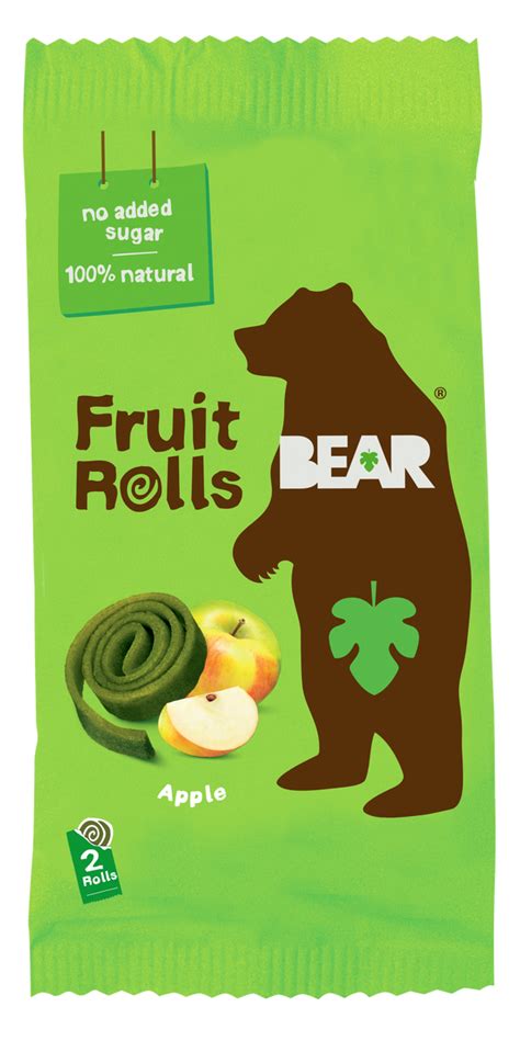 Bear Fruit Rolls Apple Healthy Snack Solutions