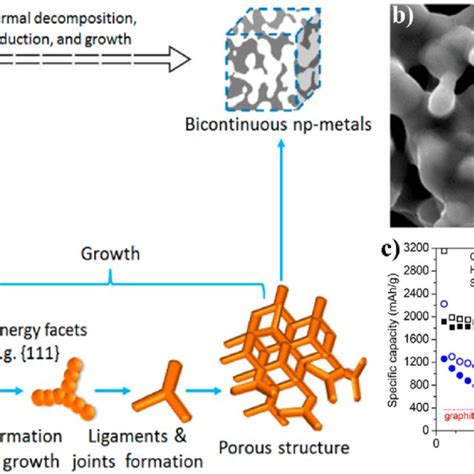 A Schematic Illustration Of The Formation Process Of Nanoporous