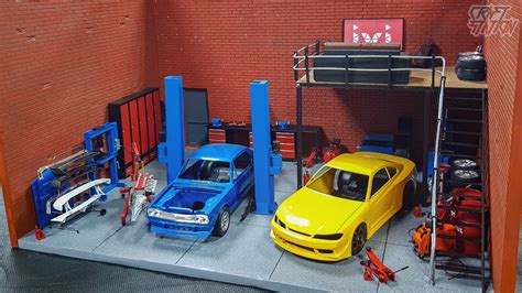 Дрифт гараж | диорама часть 2 - YouTube