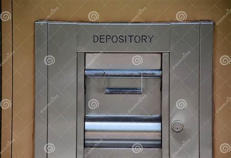 Night Deposit Stock Image Image Of Safe Depository 55618179