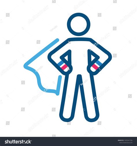 Empower Super Human Icon Vector Stock Vector Royalty Free 1525241726