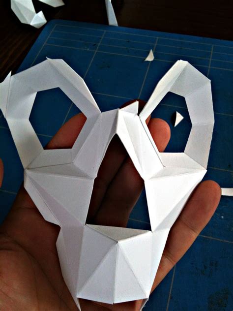 Bonus Papercraft Skull Mask 5 Steps With Pictures Instructables