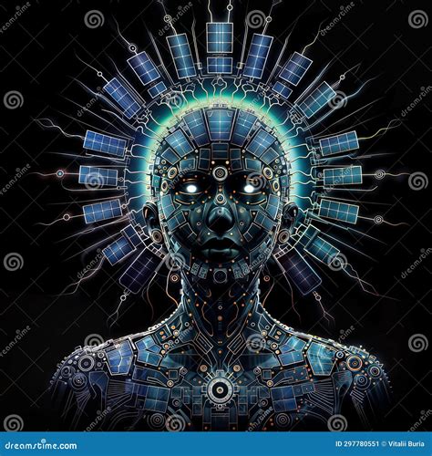 Ai With Circuit Board Artificial Intelligence Concept D Rendering