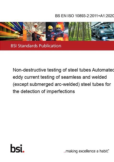 BS EN ISO 10893 2 2011 A1 2020 Non Destructive Testing Of Steel Tubes