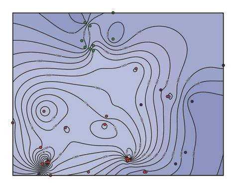 Contour Maps Of The Geothermal Spring Samples In The Research Area Download Scientific Diagram