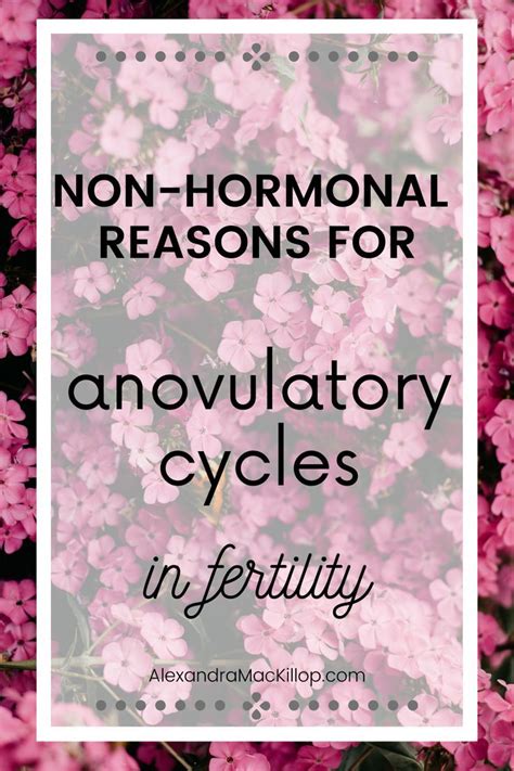 3 non hormonal reasons for anovulatory cycles address fertility ...