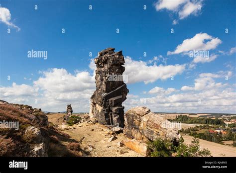 Teufelsmauer Bei Thale Im Harz Stock Photo Alamy