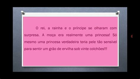 Leitura E Interpreta O Do Conto A Princesa E Ervilha Produ O De Texto