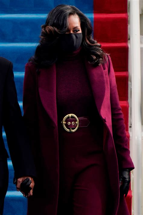 Michelle Obama's purple inauguration outfit is symbolic