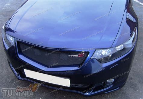 Решетка Honda Accord 8 окантовка с сеткой Aom Tuning | Интернет магазин ...