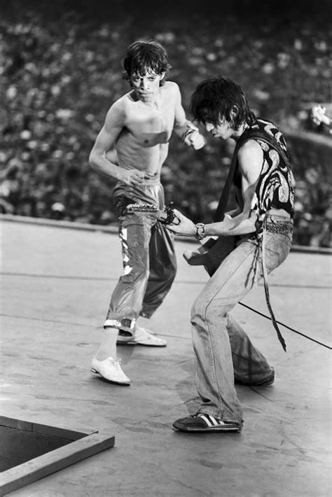 Rolling Stones Mick Jagger And Keith Richards Rock Roll