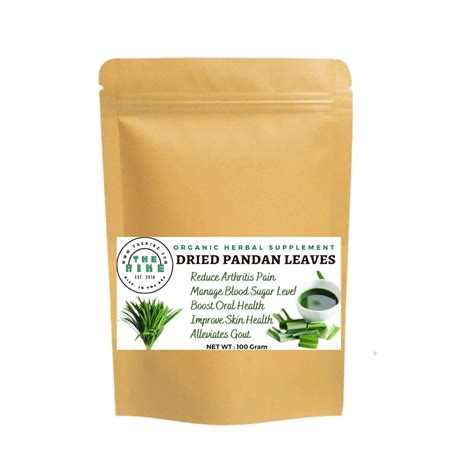 Buy Dried Pandan Leaves Pandanus Leaf Tea al Tea Amaryllifolius Tea Aromatic 100 Gram 3.5 oz ...