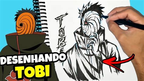 COMO DESENHAR O OBITO AKATSUKI PASSO A PASSO FÁCIL YouTube