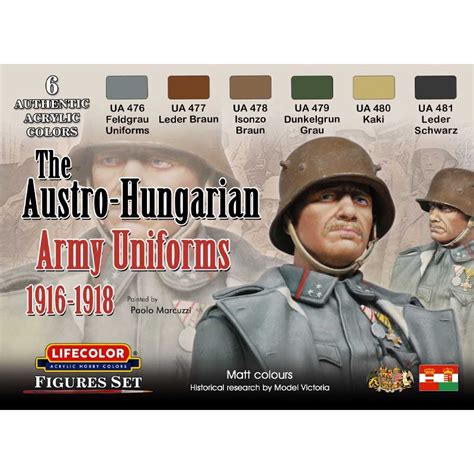 LifeColor LC-CS59 Austro-Hungarian Army Uniforms 1916-1918 Set CS59