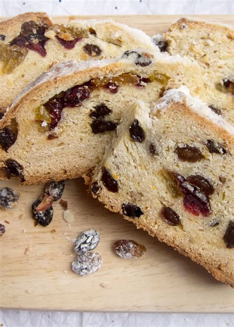 German Christmas Bread Easy Stollen Stollen Bites Recipe