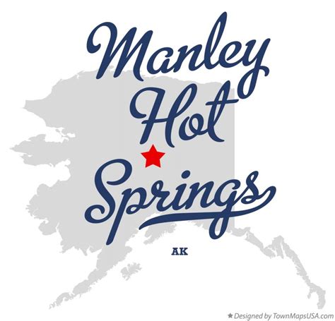 Map of Manley Hot Springs, AK, Alaska