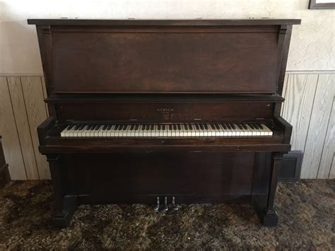 I Have A Werner Upright Piano Are The Keys Ebonyivory How Much Is It