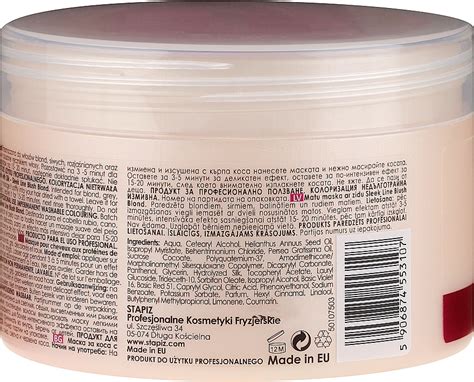 Stapiz Sleek Line Blush Blond Mask Mascarilla Capilar Reparadora Con