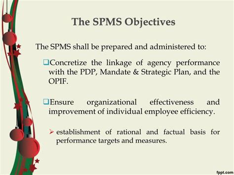 Ppt Strategic Performance Management System Spms Powerpoint