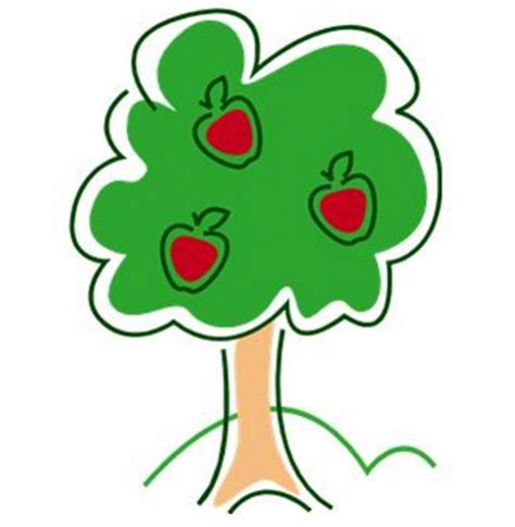 apple tree black and white clip art - Clip Art Library